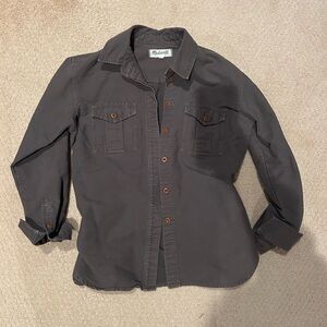 Madewell Button Down Shacket - Size Small